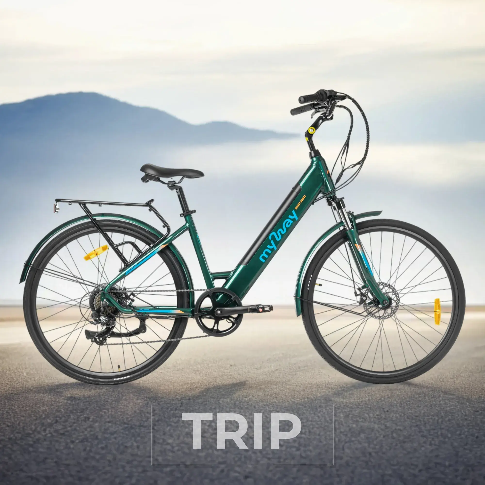 Электровелосипед MyWay Trip 250 28 лазурный 1
