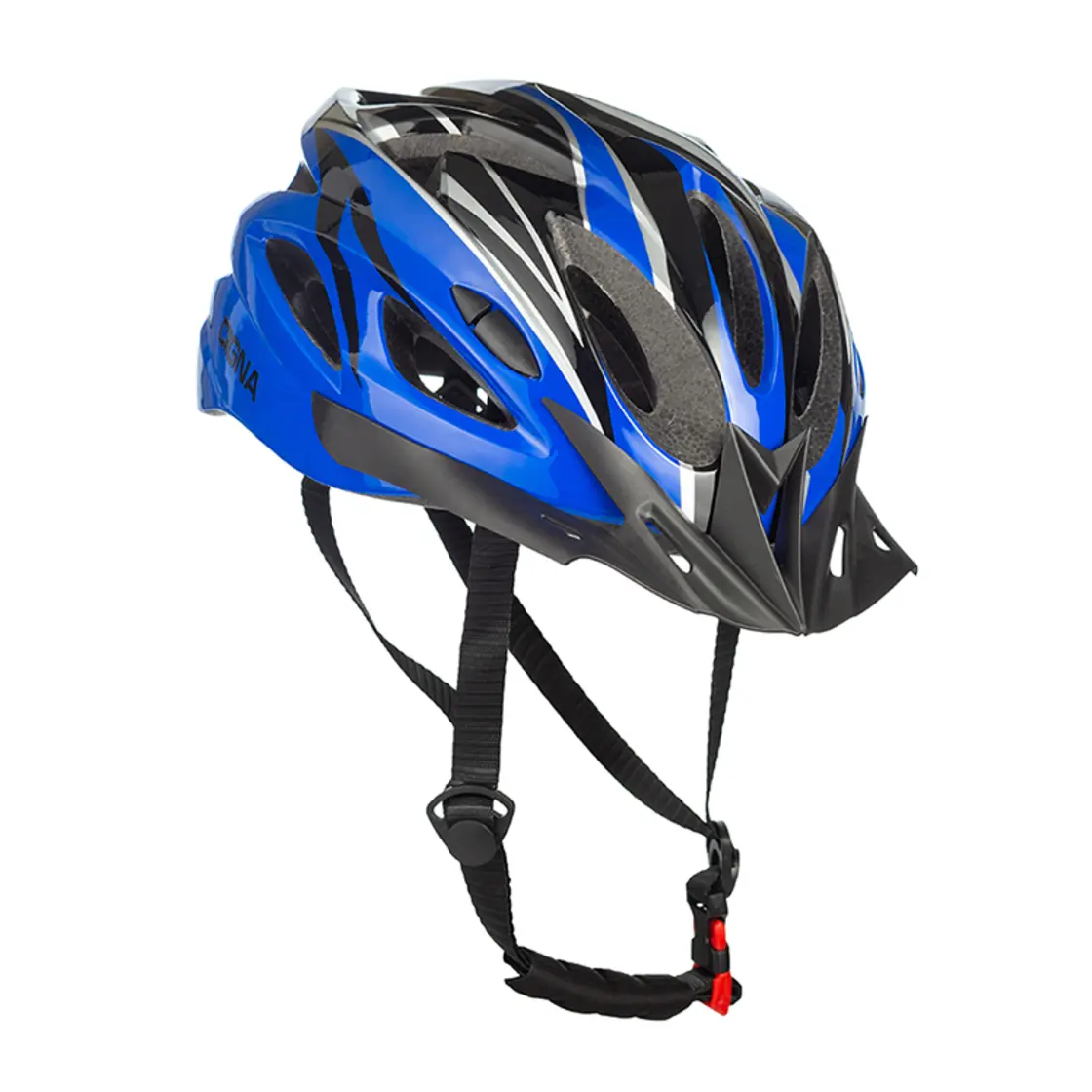 Шлем велосипедный Cigna WT-012  чёрный/синий M ( 54-57см) 1