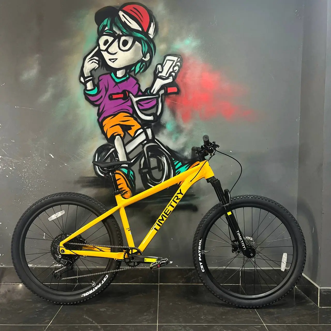 Велосипед Timetry TT412 27.5 оранжевый 1