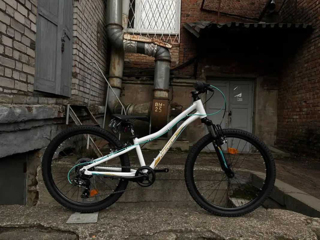 Merida Matts J24+ Eco GlossyWhite/TealGold 1