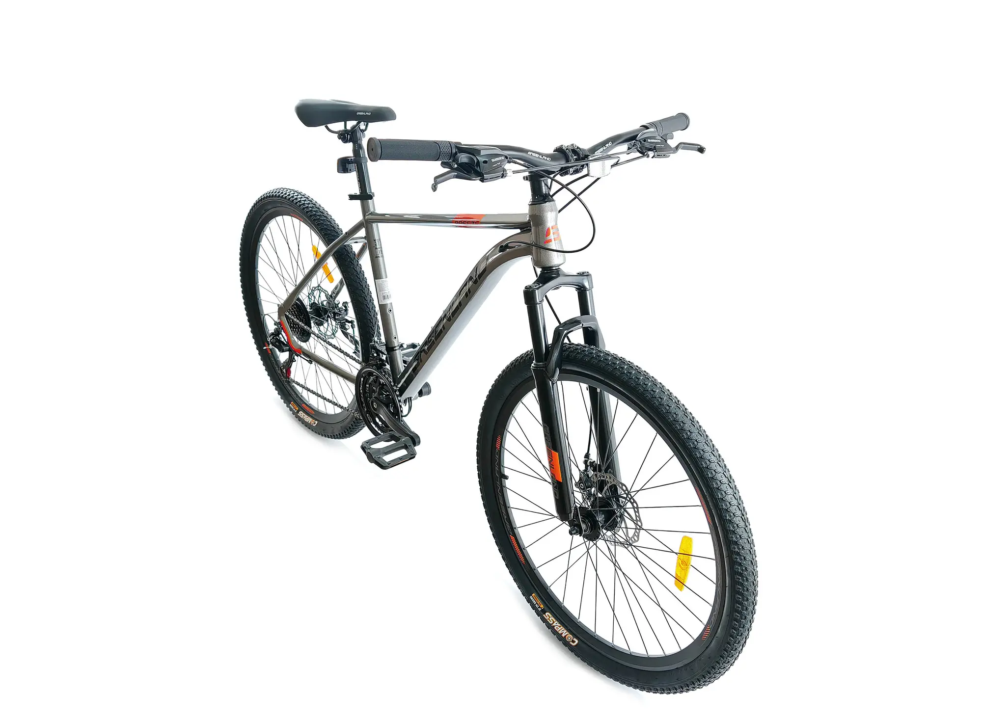 Велосипед Greenland Breeze 29 серый-оранжевый 1