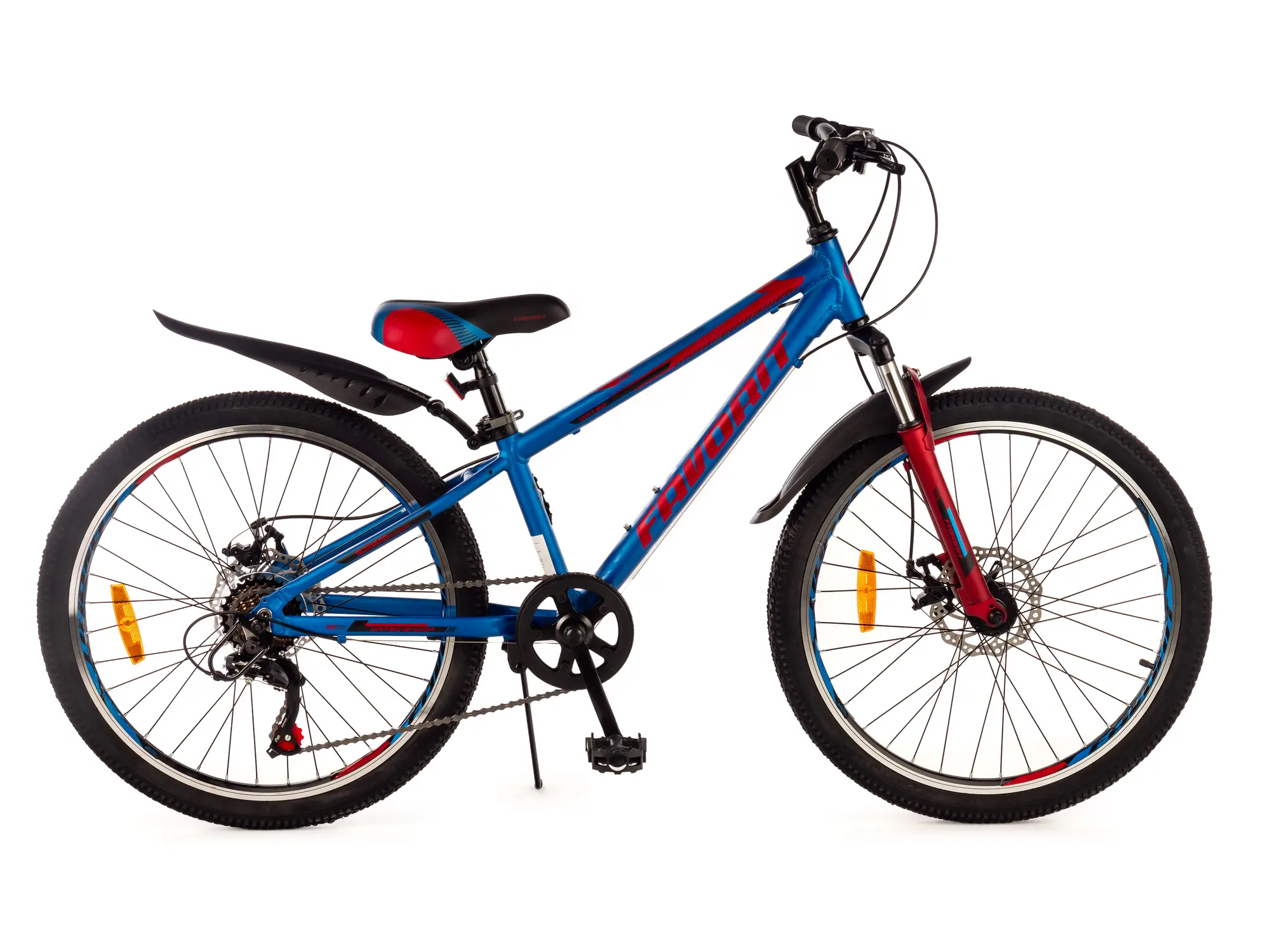 Велосипед Favorit Mateo 24MDA MAT24MD12BL-AL (синий/красный) 1