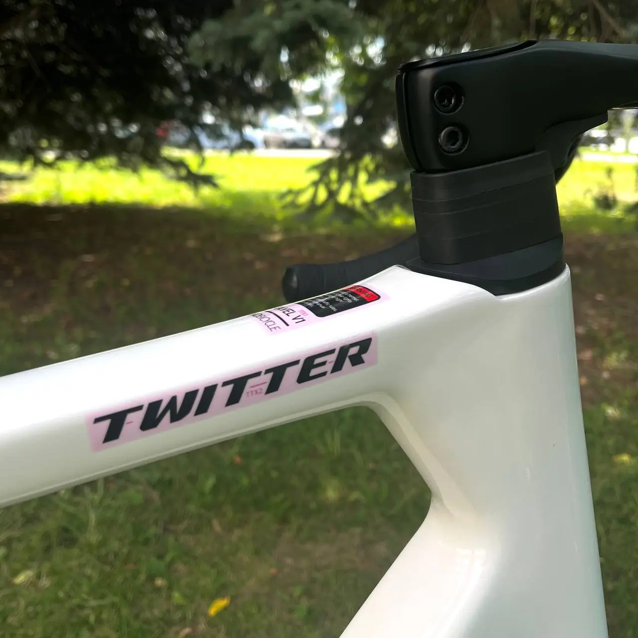 Велосипед Twitter Gravel V1 Retrospec A12-1*12S белый 3