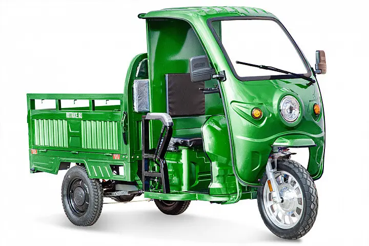 Грузовой электротрицикл Rutrike Гермес Pro 1500 72V1500W	темно-зеленый 1