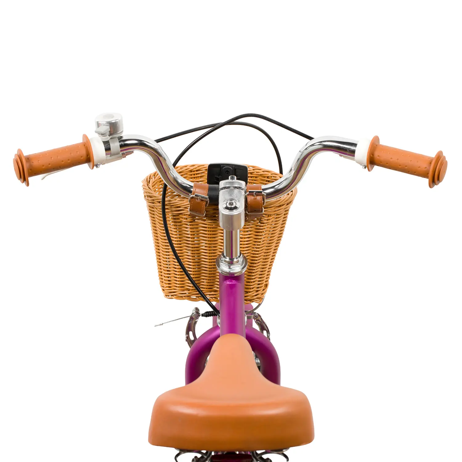 Детский велосипед Novatrack Adele 16 пурпурный 1