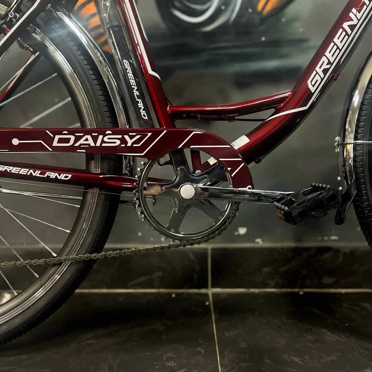Велосипед Greenland Daisy 28 7S красный 1