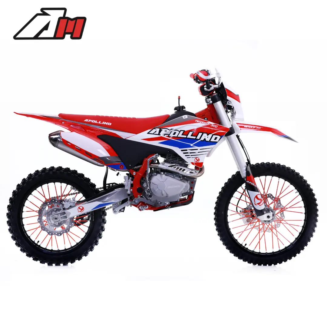 Мотоцикл Apollino Enduro AMX-F 300 21/18 (красный) 1