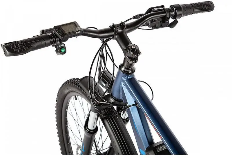 Электровелосипед INTRO Sport GT серый-зеленый 1