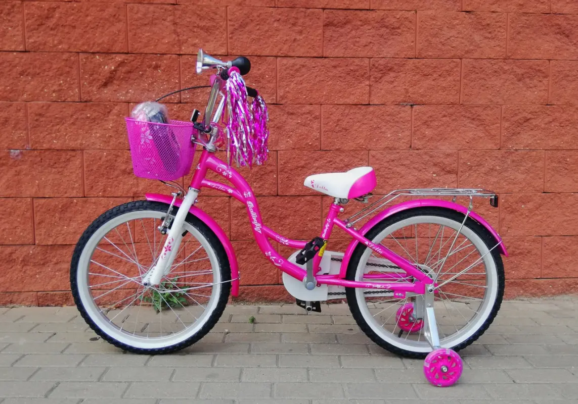Детский велосипед Delta Butterfly 18 2020 (розовый) 1