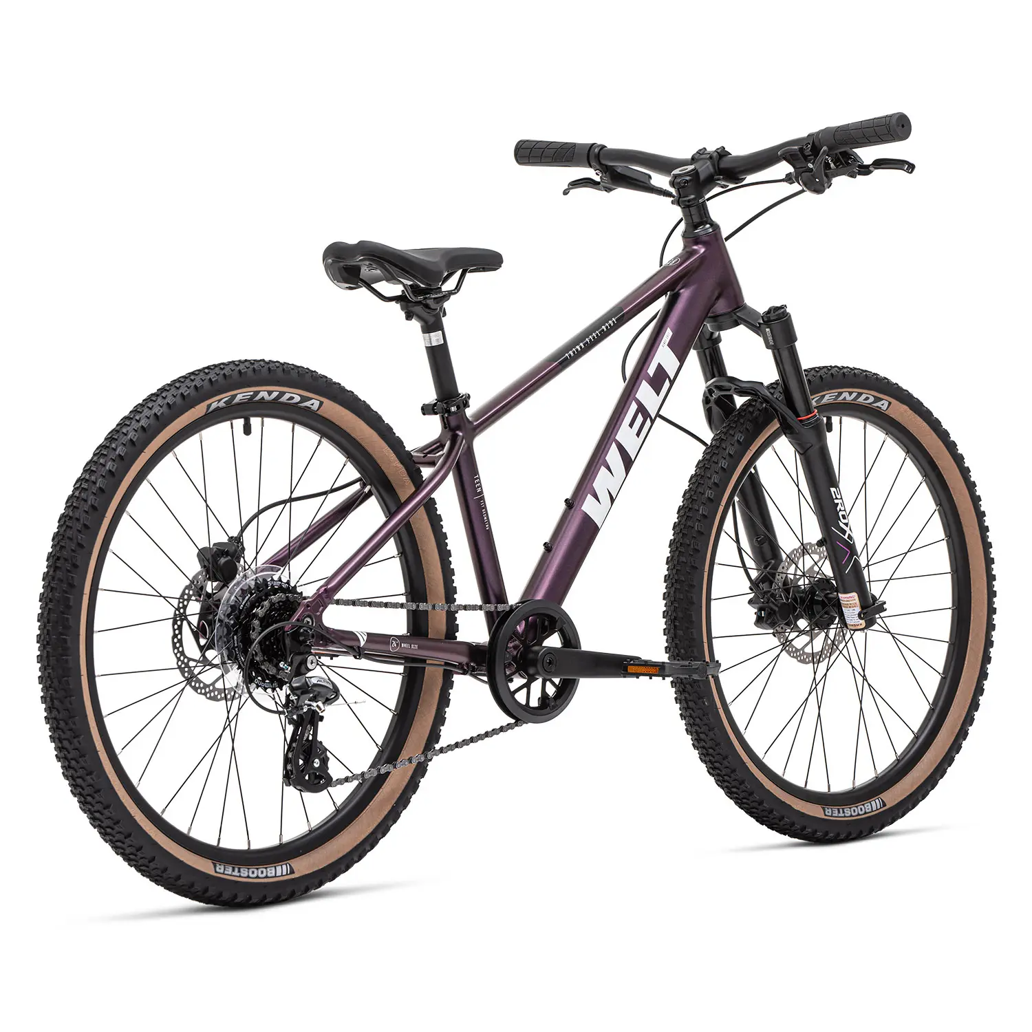 Велосипед Welt Brave 2.0 24 HD пурпурный 1