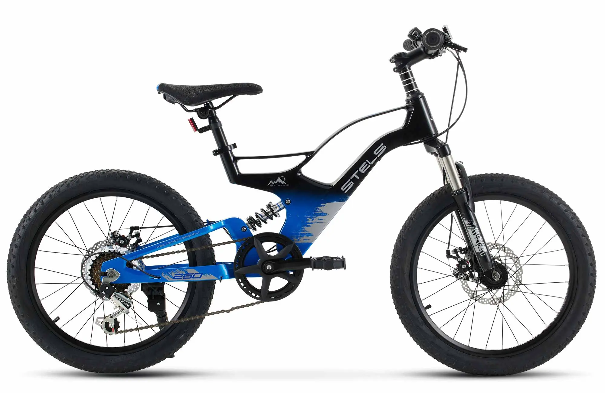 Детский велосипед Stels Leader 250 MD синий-черный 1