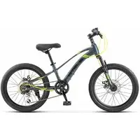 Детский велосипед Stels Leader 230 MD 2024 (серый/черный) 1
