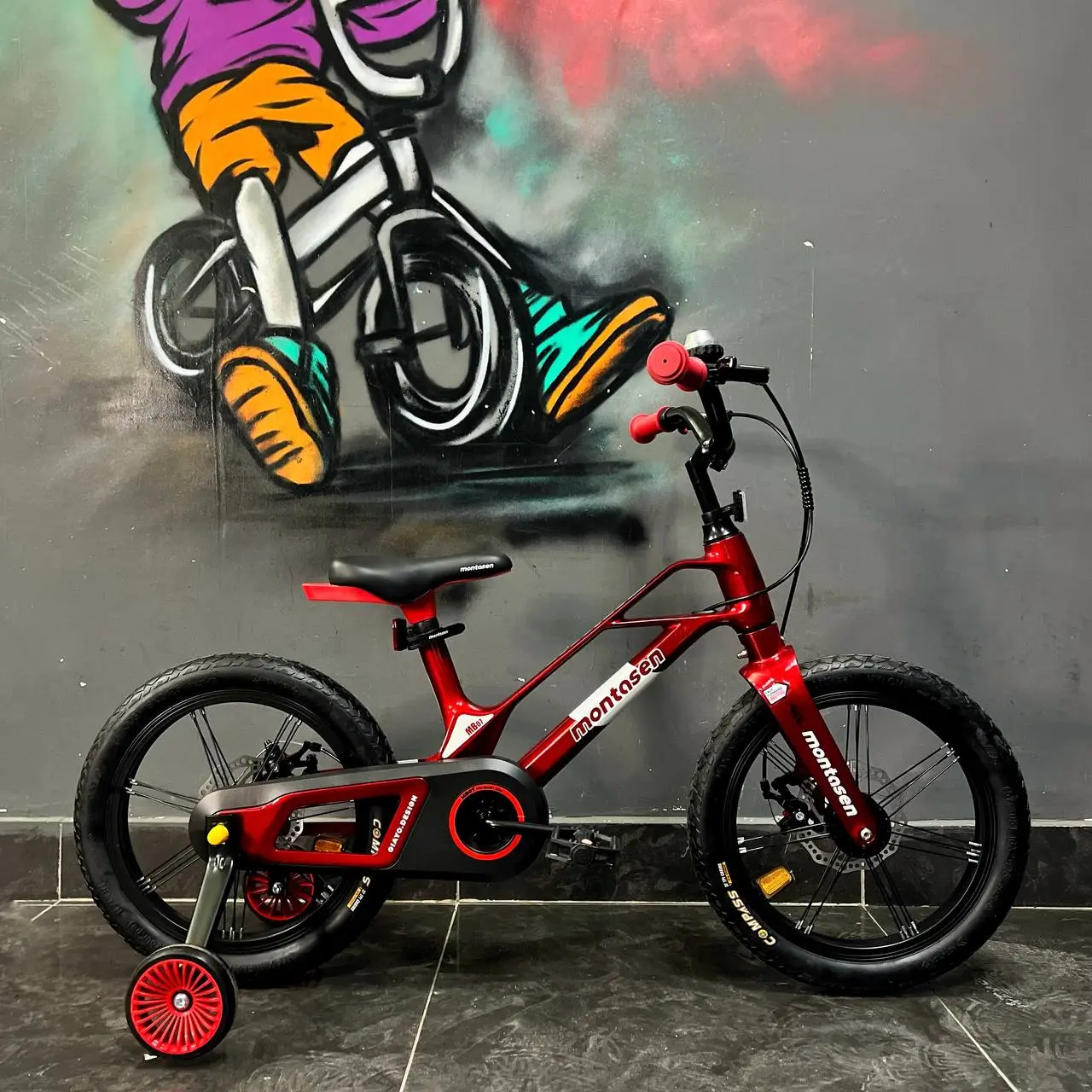 Детский велосипед Montasen MB07 16 красный 2