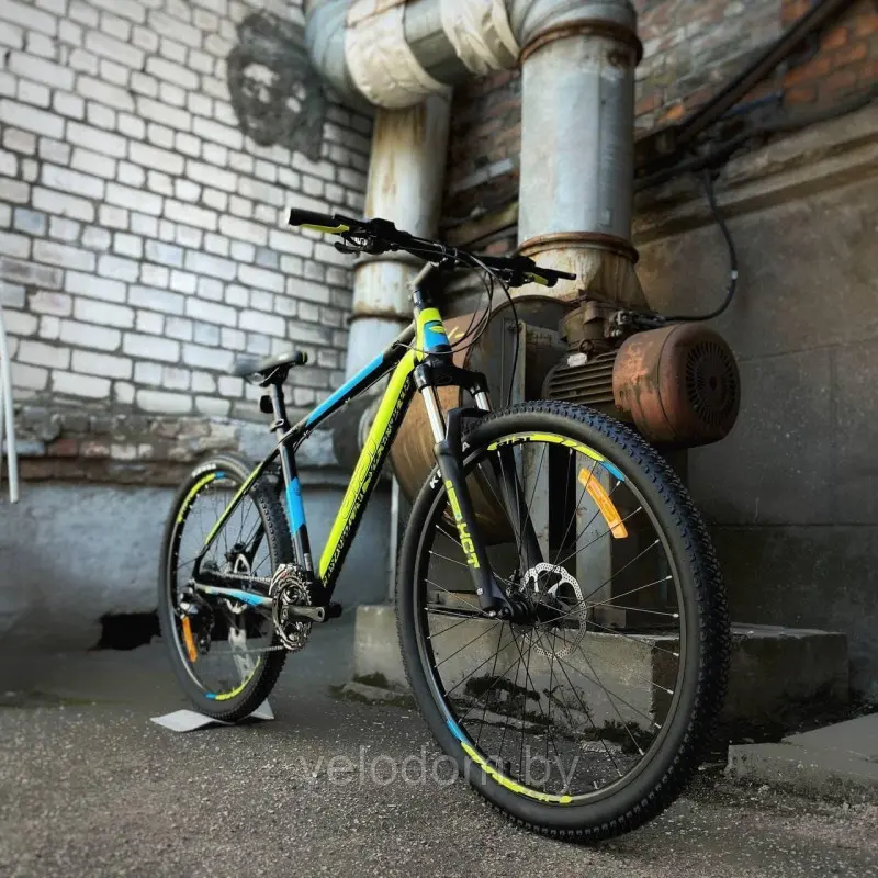 Aist Slide 2.0 27.5" черный/салатовый/синий 1