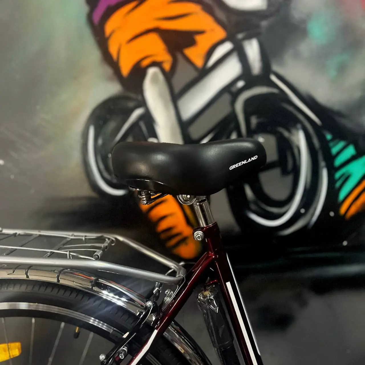 Велосипед Greenland Daisy 28 7S красный 1