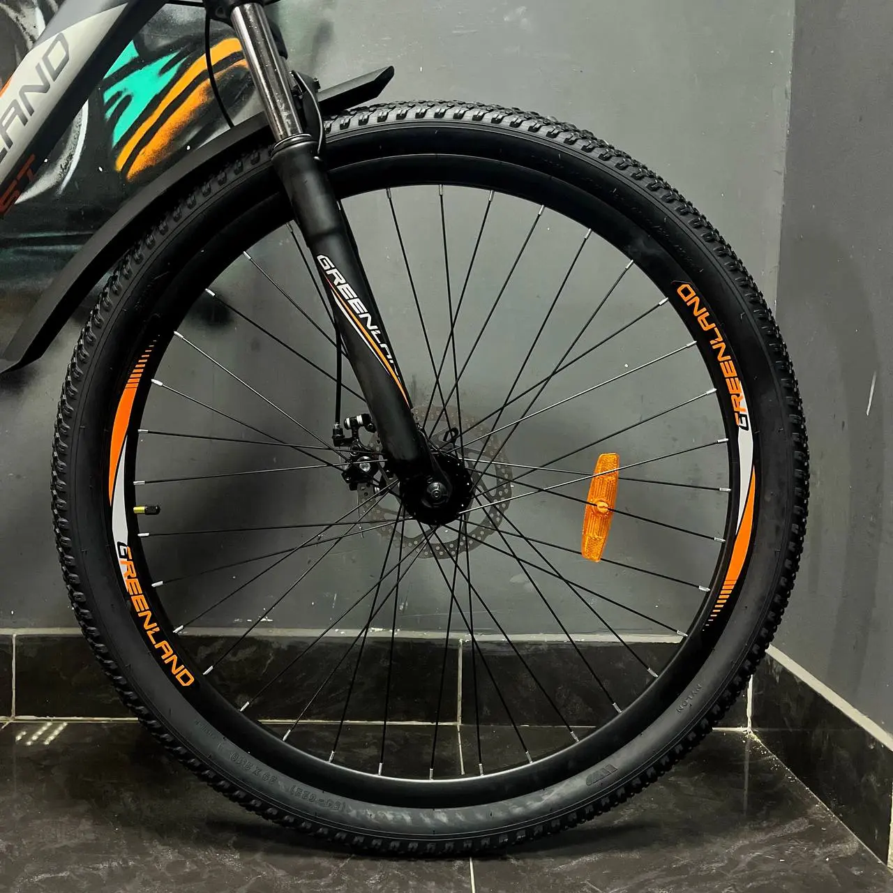 Велосипед Greenland Everest 1.0 29 серый-оранжевый 2