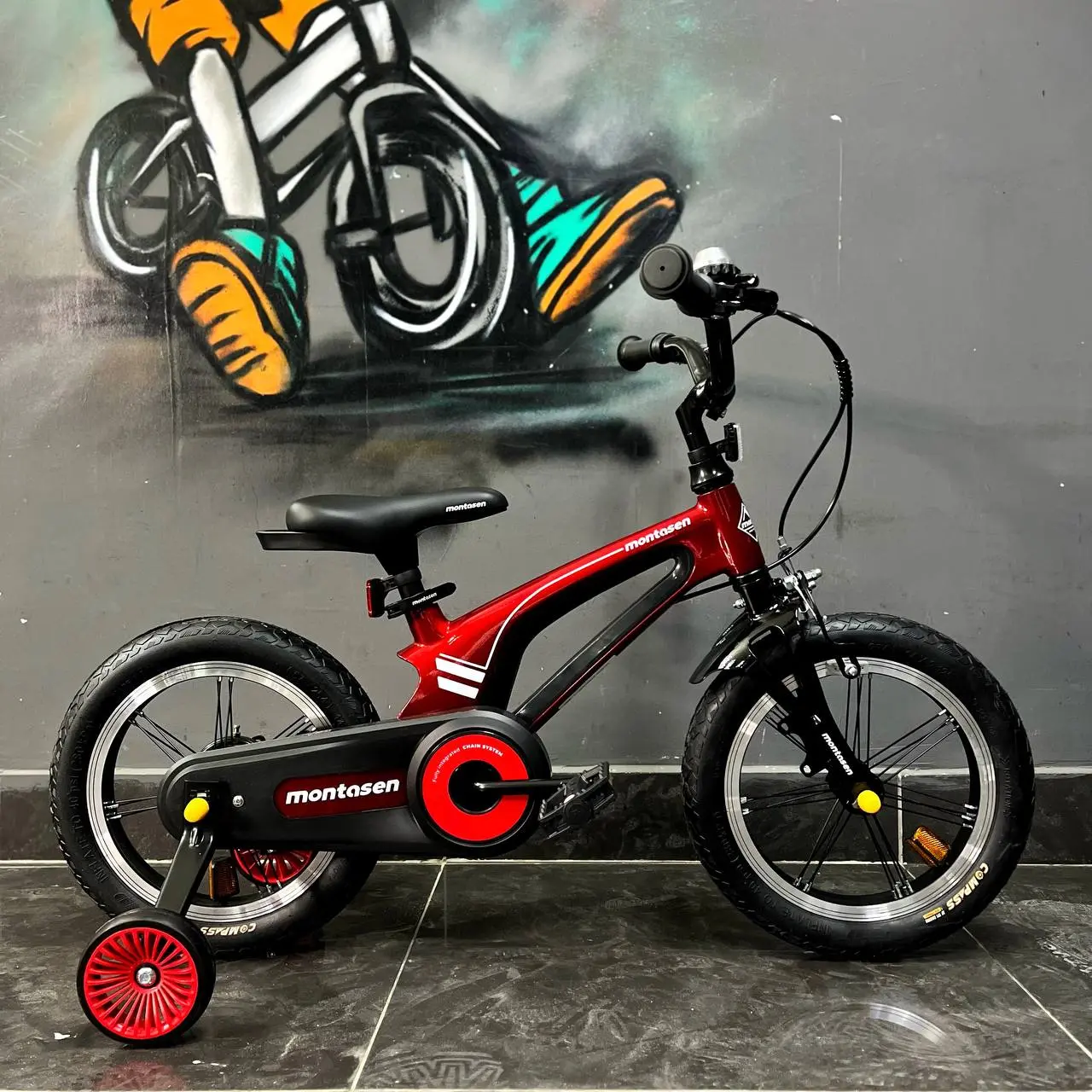 Детский велосипед Montasen M-F800 14 красный 2