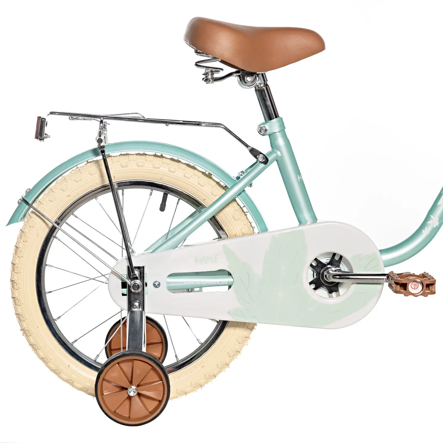 Детский велосипед Novatrack Maple 16 светло бирюзовый 1