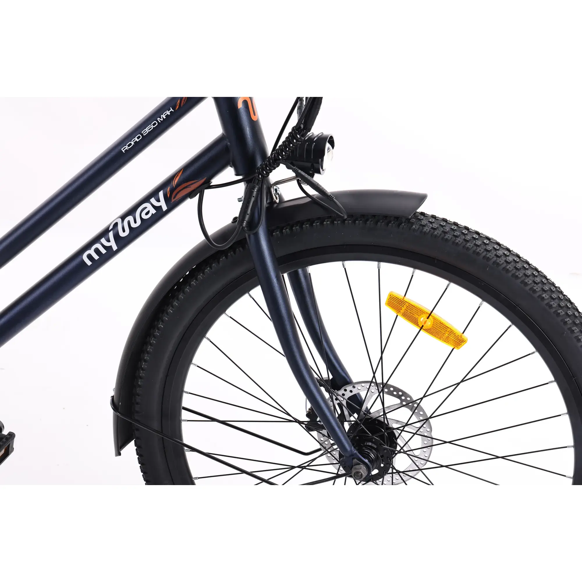 Электровелосипед MyWay Road 350 Max 26 индиго матовый 1