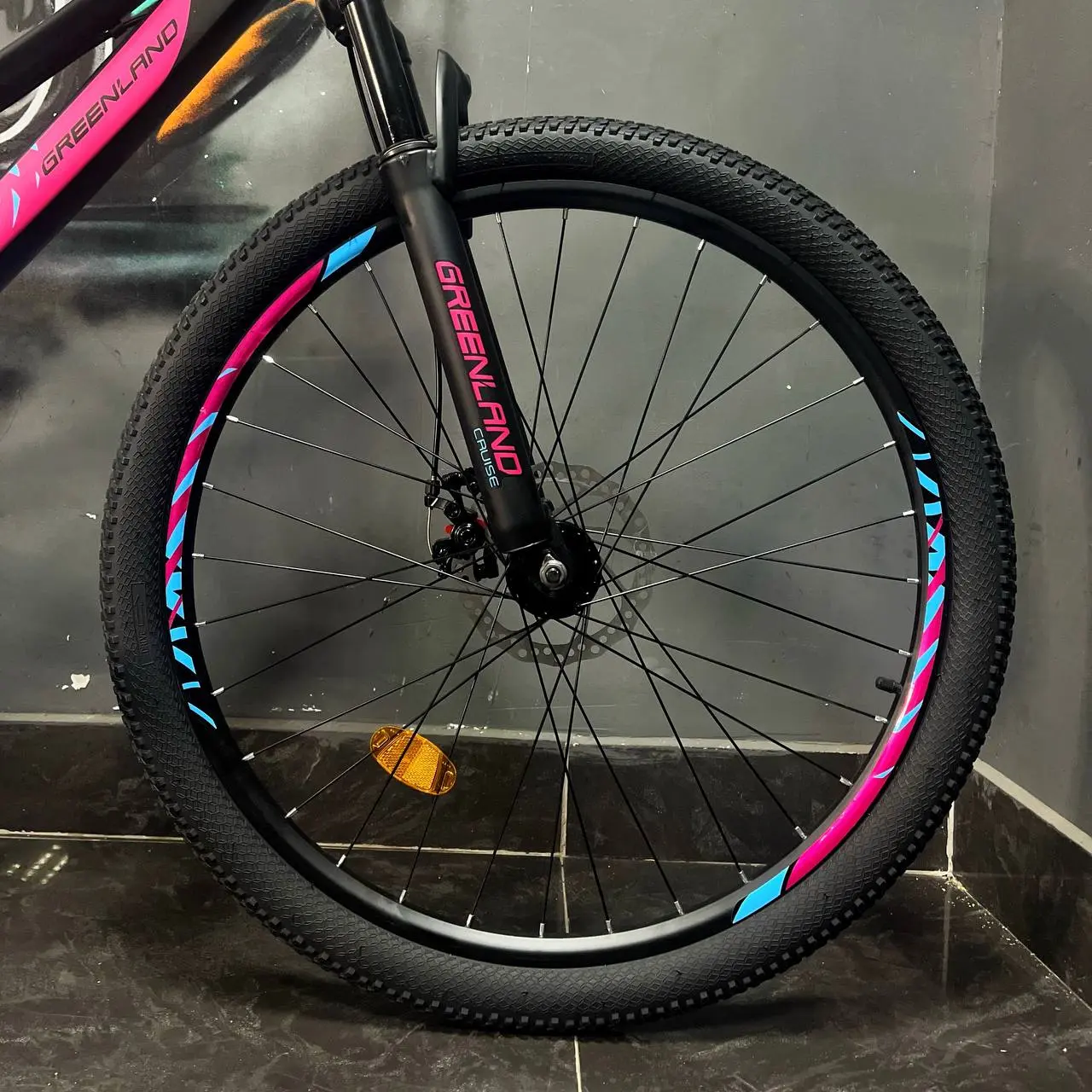 Велосипед Greenland Cruise 26 черный-розовый 1