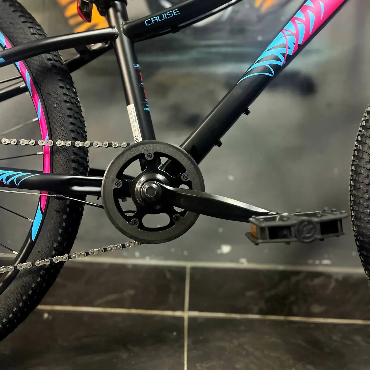 Велосипед Greenland Cruise 26 черный-розовый 1