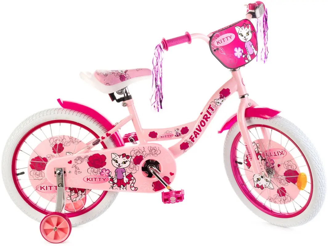 Детский велосипед Favorit Kitty 18 KIT-18PN (розовый) 1