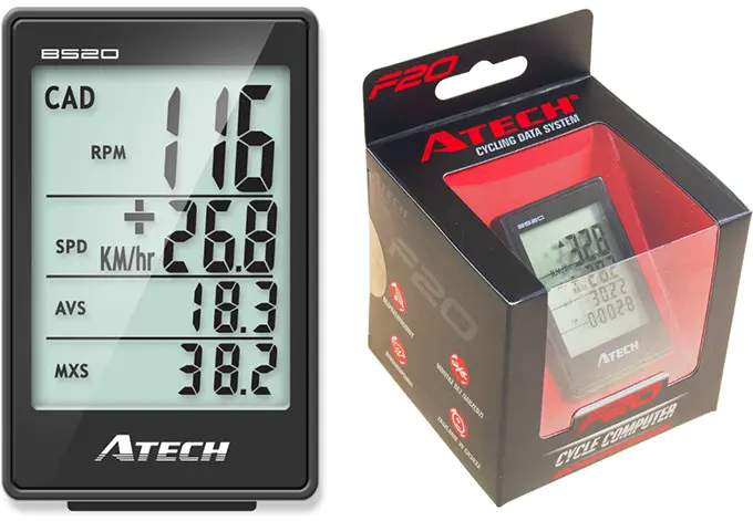 Велоспидометр ATECH BS20-BV-CA-RTC-FL-EL 1