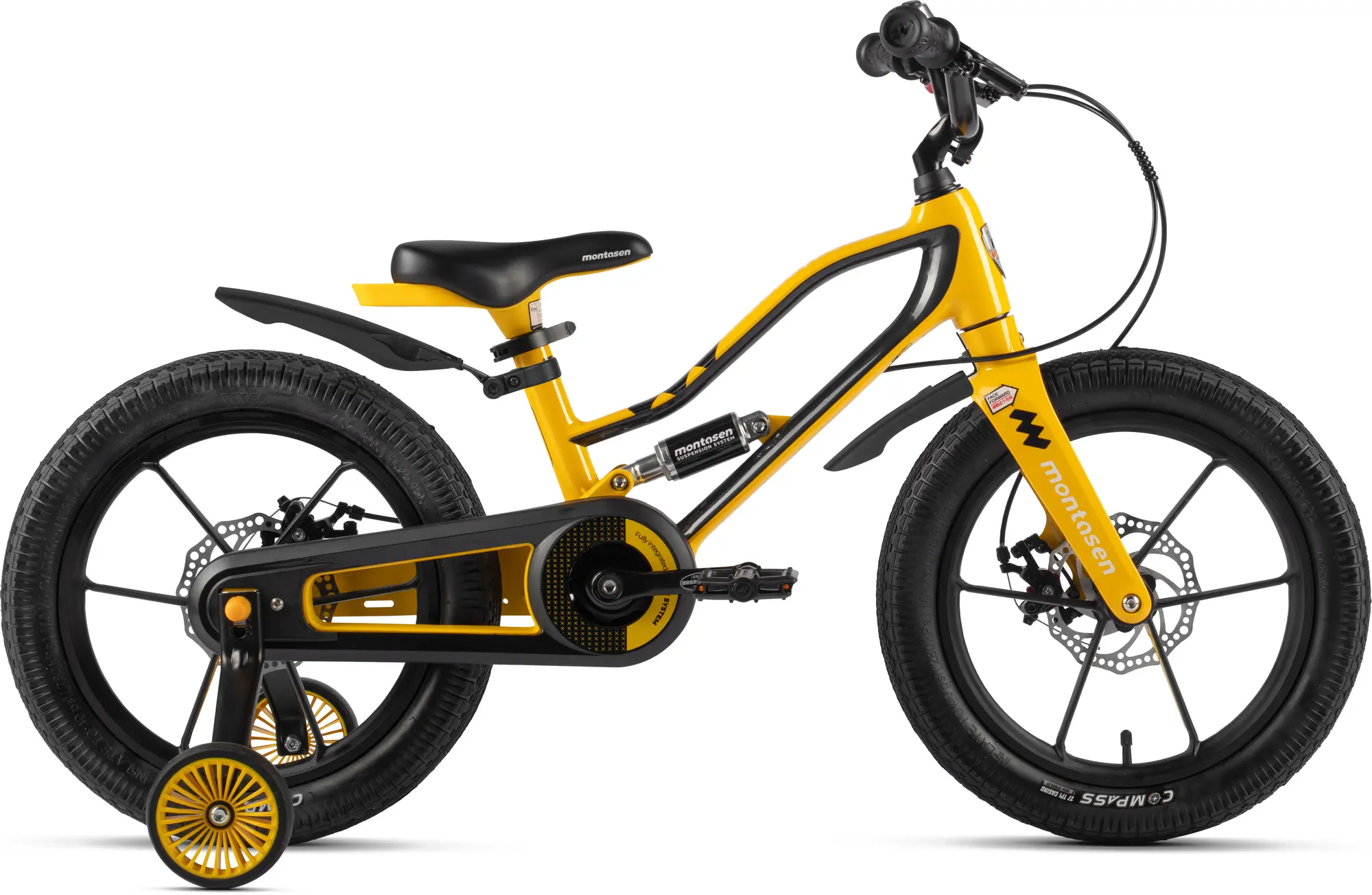 Детский велосипед Montasen MBS01 желтый 1