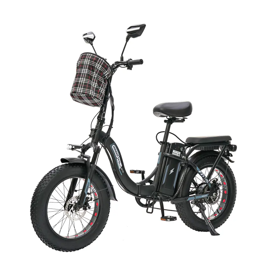 Электровелосипед Minako F11 Lite 48V 20 ah черный-серый 1