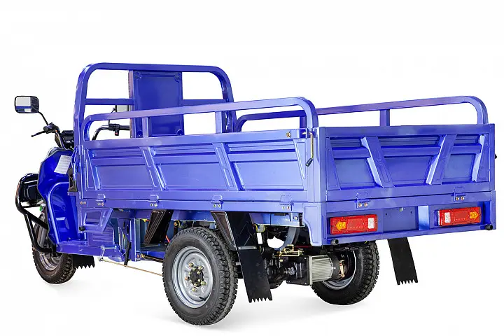 Грузовой электрический трицикл Rutrike Эксперт ПРО 2000 темно-синий 1