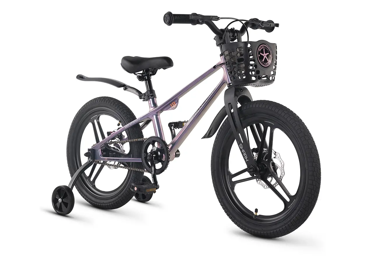 Детский велосипед Maxiscoo Shark Pro 18 2026 / MSC-SH1853P хамелеон 1