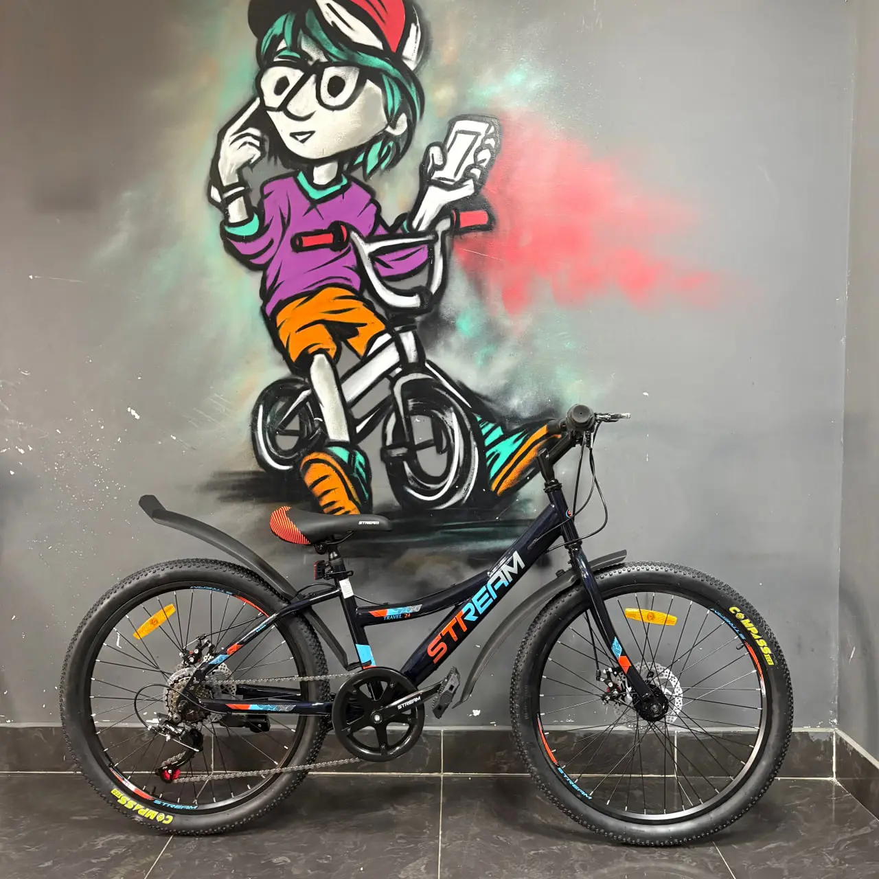 Велосипед Stream Travel 24 синий 3