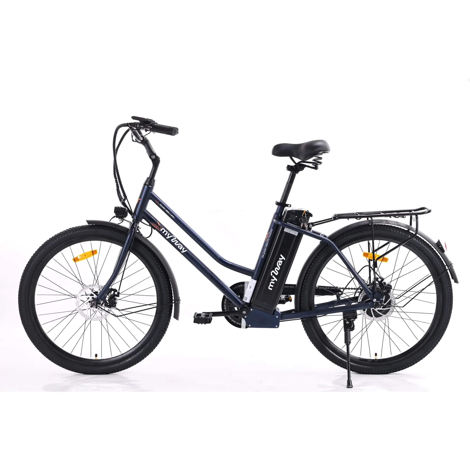 Электровелосипед MyWay Road 350 Max 26 индиго матовый 1