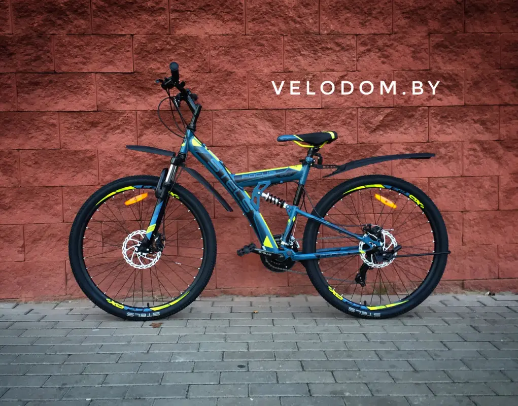 Stels Focus 21-sp MD 27.5 V010 серый/жёлтый 1