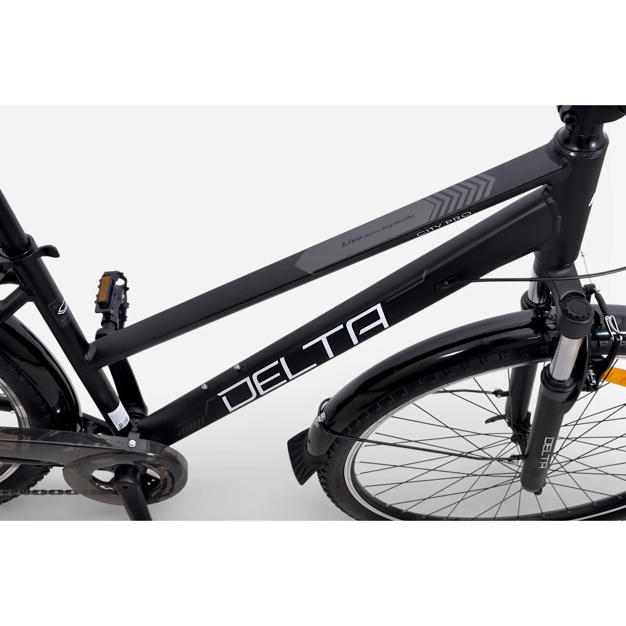 Велосипед Delta City Pro Lady 28 черный 1