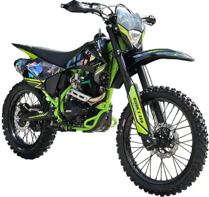 Мотоцикл AVM BISONX 250 (зеленый) 1