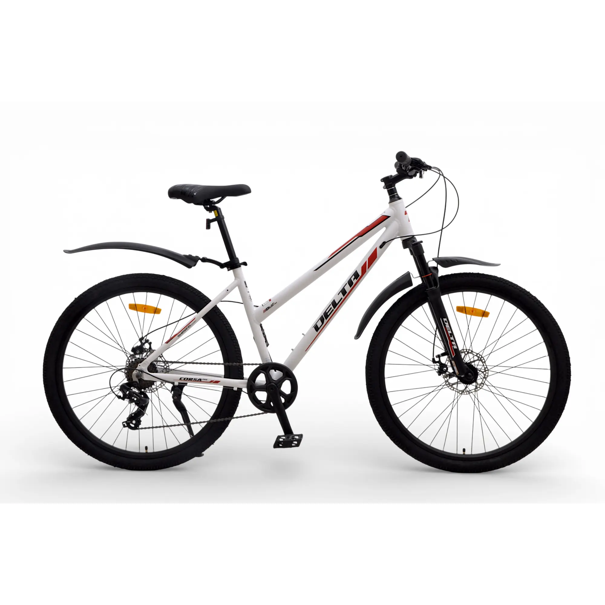 Велосипед Delta Corsa Pro 27.5 белый 1