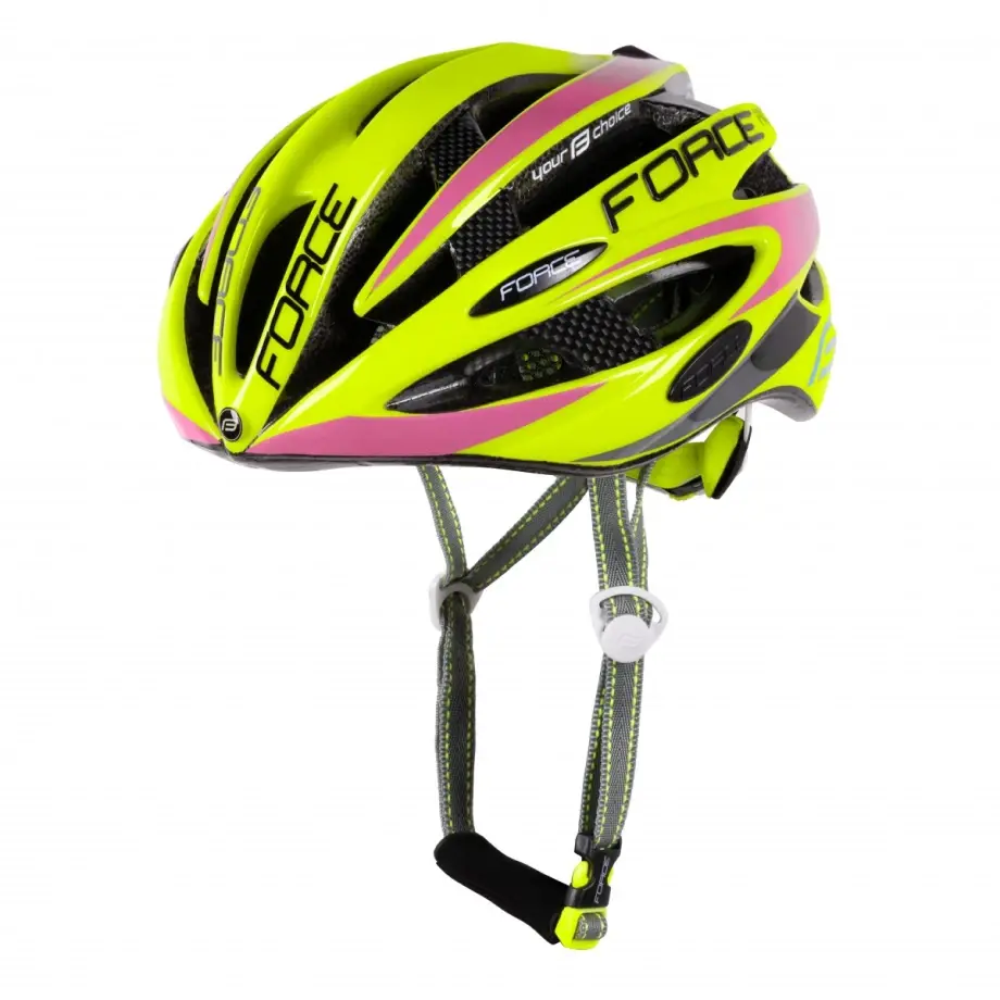 Шлем Force ROAD PRO fluo-pink S-M (54-58см) 1