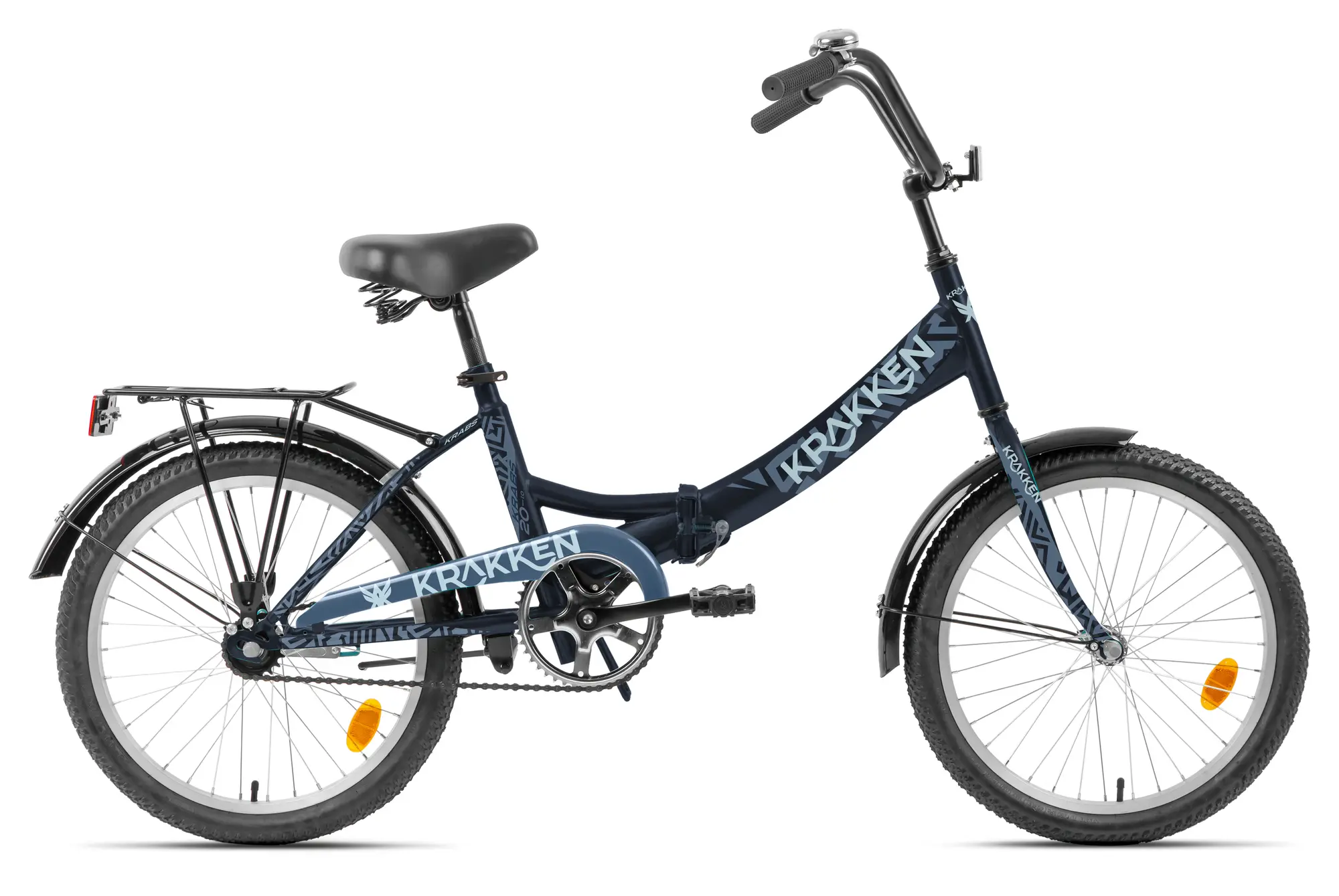 Складной велосипед Krakken Krabs 20 1.0 черный 1