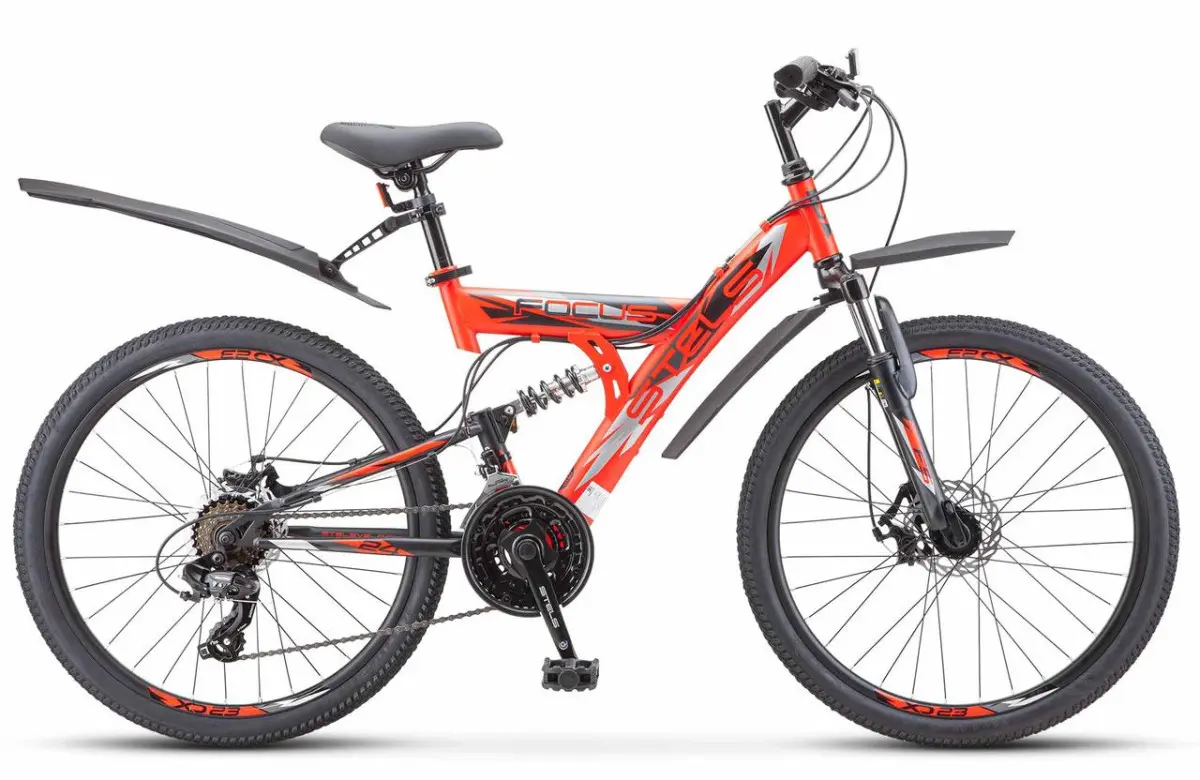 Stels Focus MD 24" 18-sp V010 красный 1