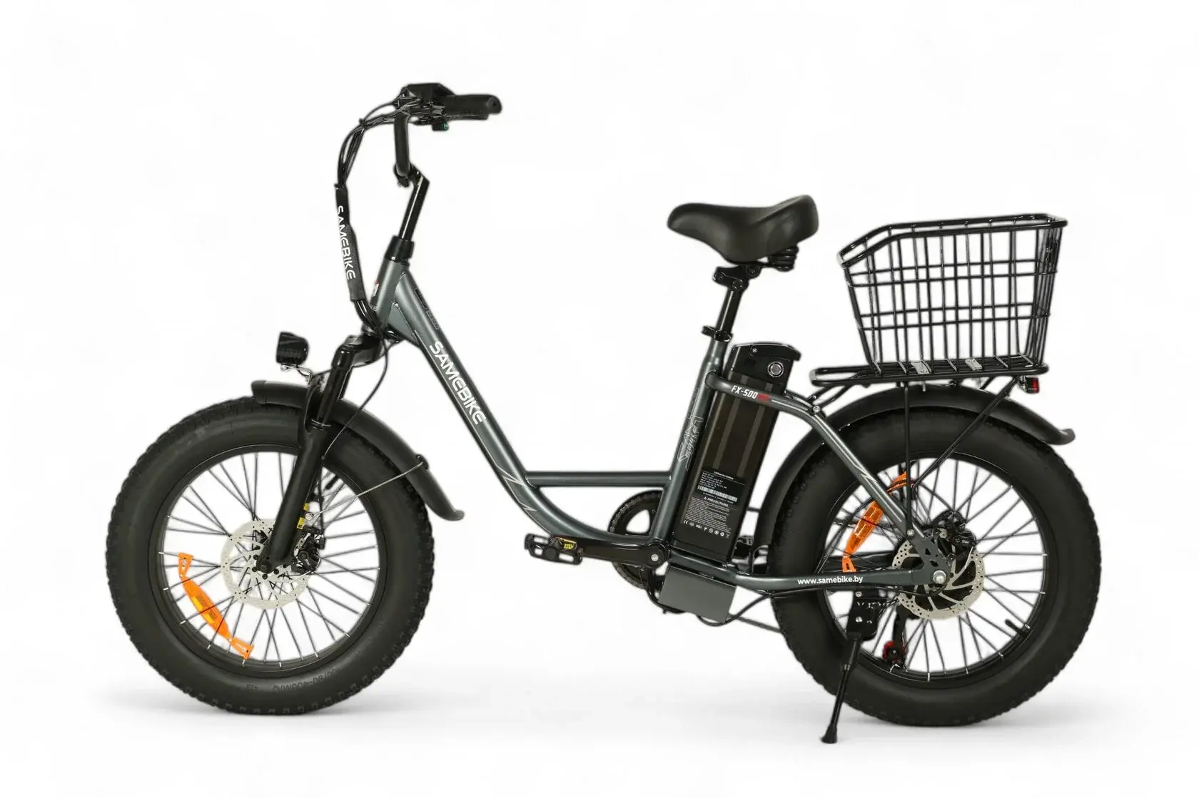 Электровелосипед SameBike FX-500 (серый) 1