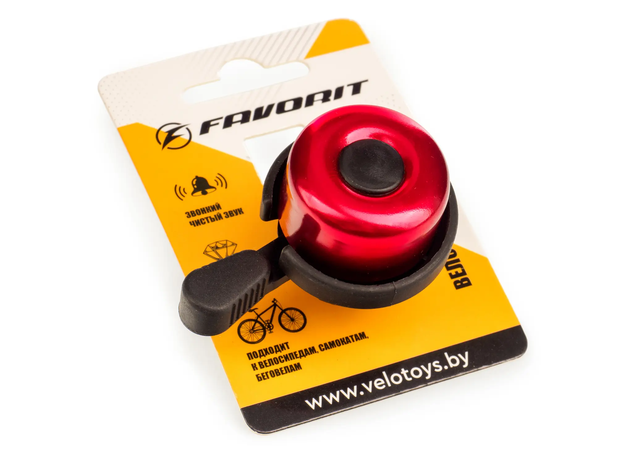 Звонок велосипедный 33 мм TD-0905RD 1