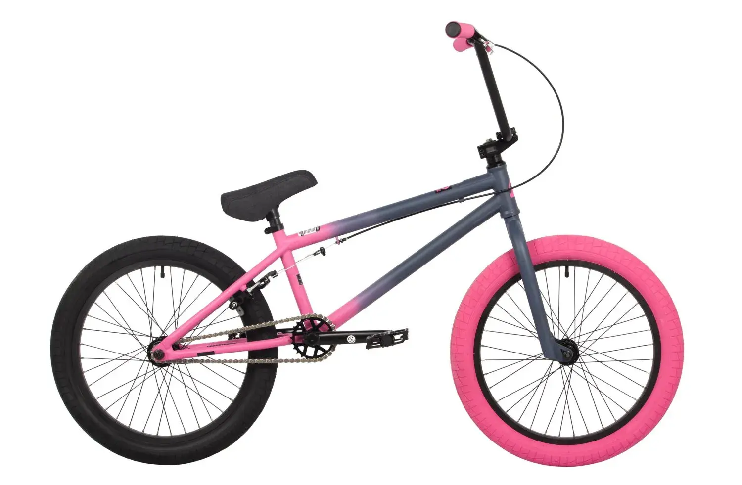 Велосипед Novatrack BMX JUPITER 20 тёмно серо-розовый 1
