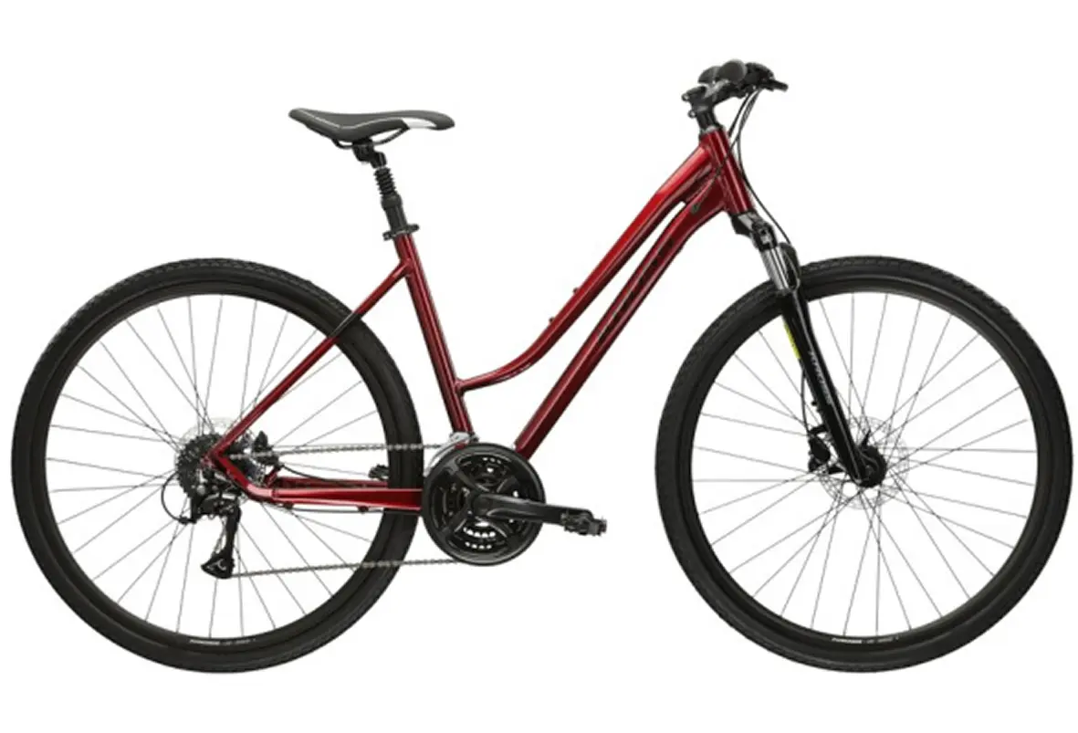 Kross Evado 4.0 D 28 рубиновый/черный блеск 1