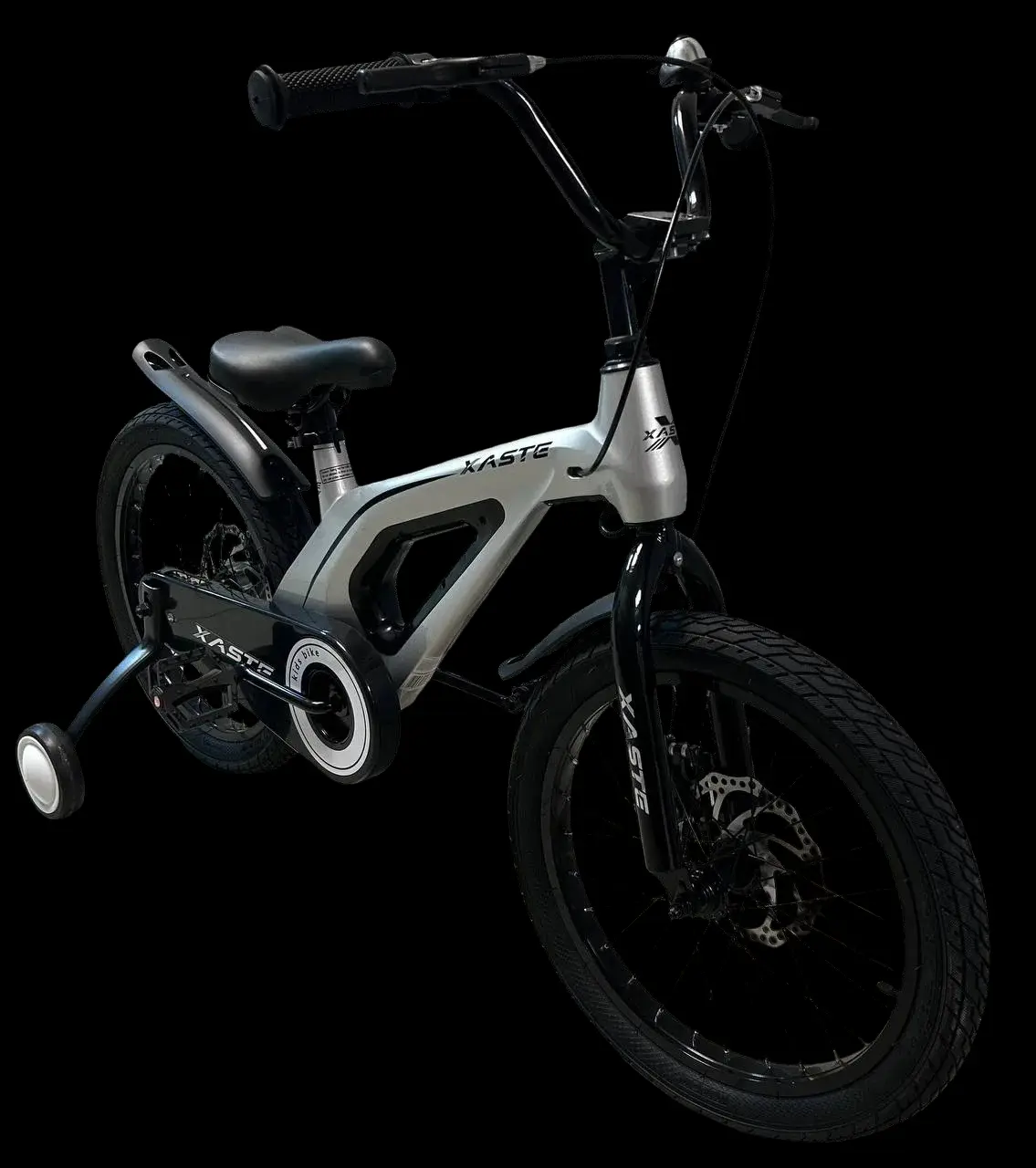 Детский велосипед Xaste Space 18 серебристый 1